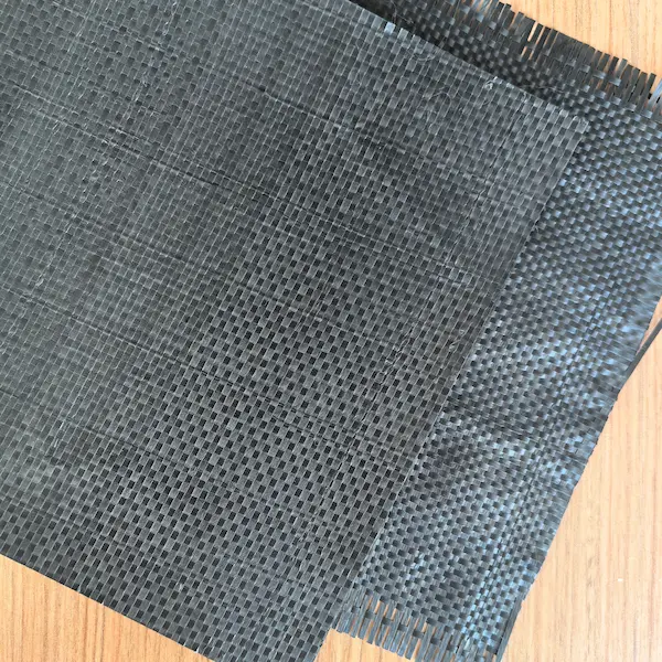 flat silk geotextile Plastic woven for road covering T